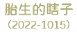 胎生的瞎子 （2022-1015）