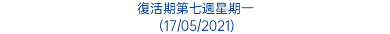 復活期第七週星期一 (17/05/2021)