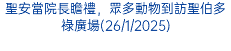 聖安當院長瞻禮，眾多動物到訪聖伯多祿廣場(26/1/2025)