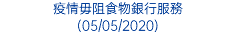 疫情毋阻食物銀行服務 (05/05/2020)