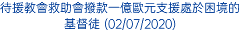 待援教會救助會撥款一億歐元支援處於困境的基督徒 (02/07/2020)