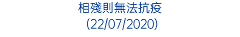 相殘則無法抗疫 (22/07/2020)