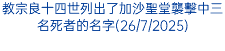 教宗良十四世在羅馬首次主持基督聖體聖血節(27/6/2025)