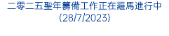 二零二五聖年籌備工作正在羅馬進行中(28/7/2023)