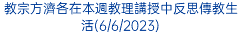 教宗方濟各在本週教理講授中反思傳教生活(6/6/2023)