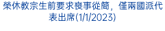 榮休教宗生前要求喪事從簡，僅兩國派代表出席(1/1/2023)