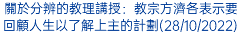 關於分辨的教理講授：教宗方濟各表示要回顧人生以了解上主的計劃(28/10/2022)